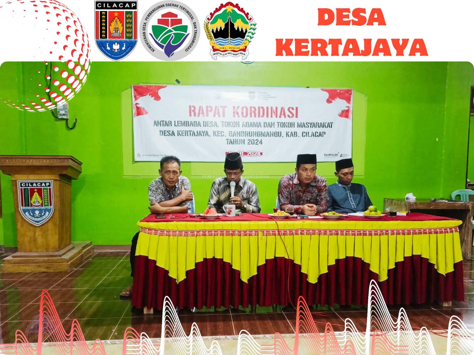 RAPAT KOORDINASI ANTAR LEMBAGA DESA DAN TOKOH MASYARAKAT